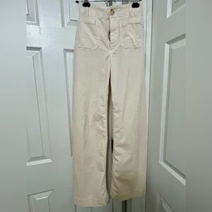 Colette Cream Corduroy Pants by Maeve